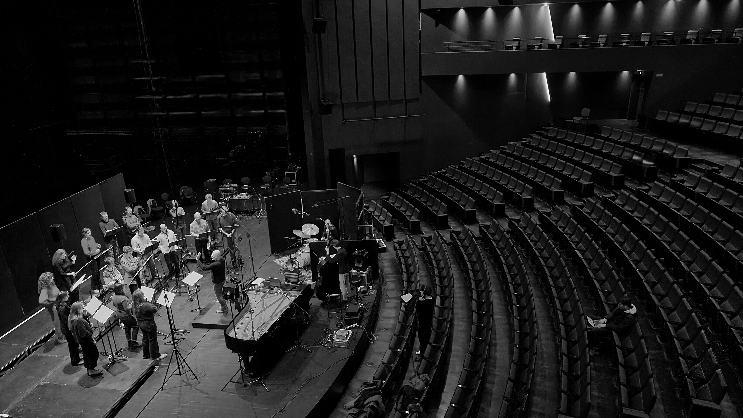 Trio Lay et Les élements en répétition 